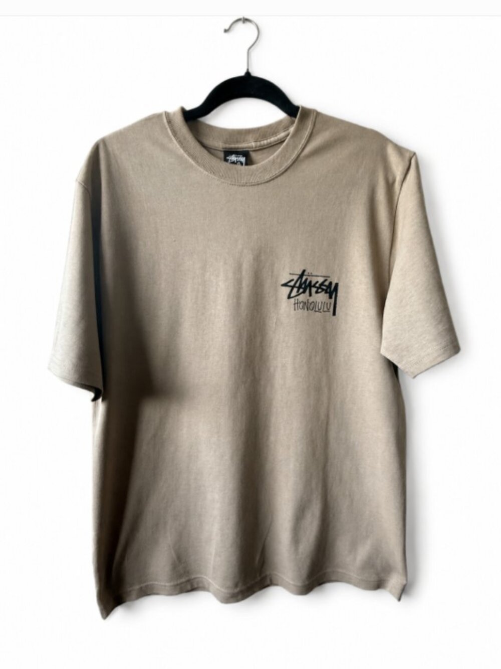 NWT Stüssy Stock Honolulu Chapter Tee Khaki Men’s M Exclusive